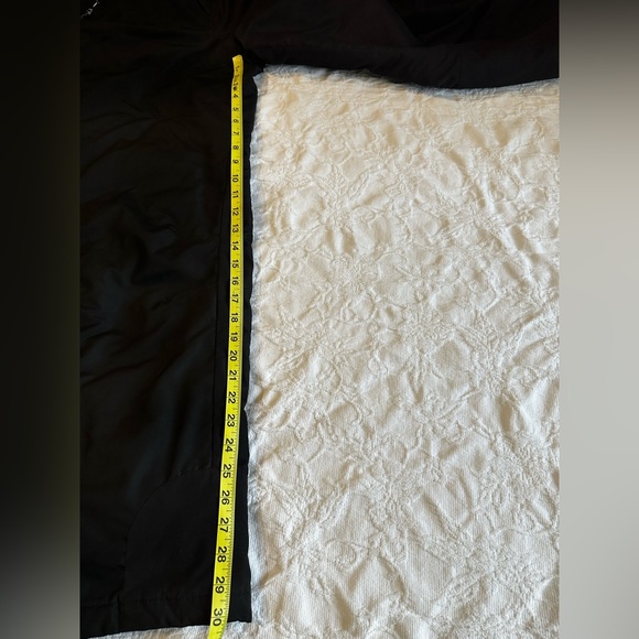 White Sierra Black Insulated Snow Pants High Rise Winter Ski Snowboard Medium - Picture 7 of 7